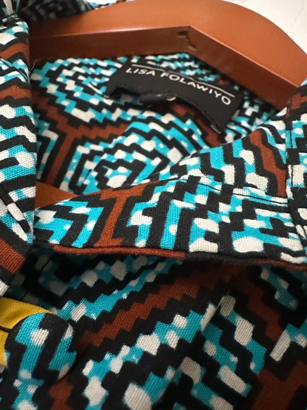 Lisa Folawiyo Ankara Dress – Tailored Fit, Designer Piece - Size 4 - Picture 11 of 11